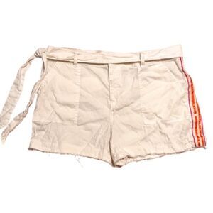 Trina Turk Women’s White Linen Shorts‎ Size 14